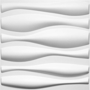 Panel PVC 3D – D028 Blanco